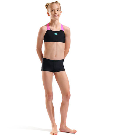 Arena Bikini - - Black/Shocking Pink
