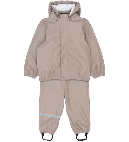 Mikk-Line Regntøj m. Seler - PU - Cinder