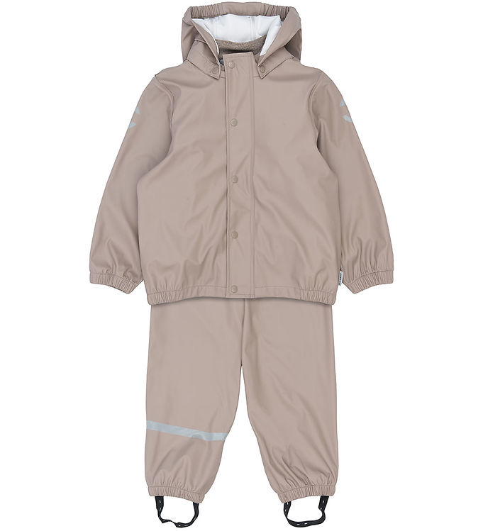 Mikk-Line Regntøj m. Seler - PU - Cinder