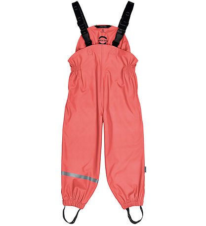 Mikk-Line Regntøj m. Seler - PU - Cranberry