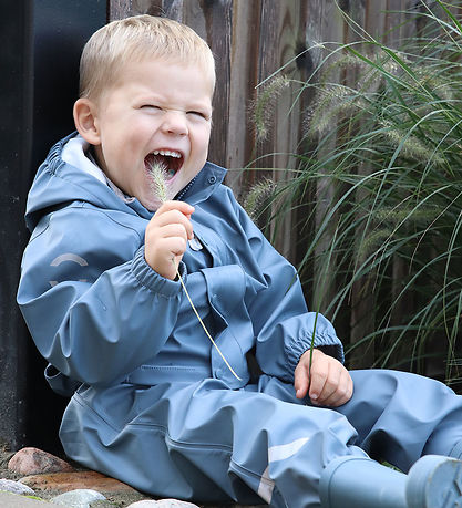 Mikk-Line Regntøj - PU - Strong Blue