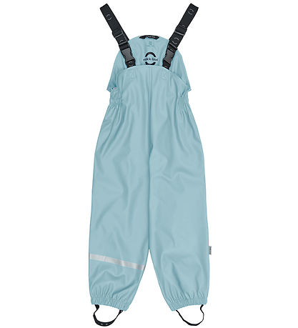 Mikk-Line Regntøj m. Seler - PU - Stone Blue