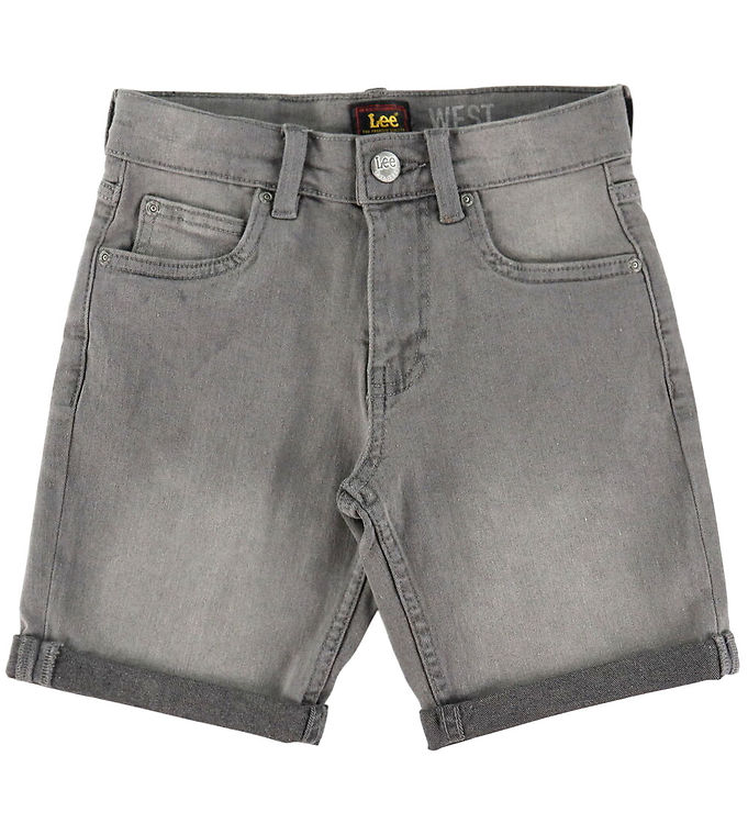 Lee Denimshorts - West - Light Grey Wash