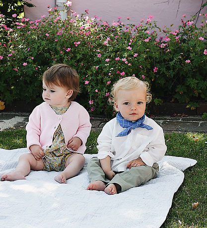 Lalaby Tørklæde - Eddie - Art Blue