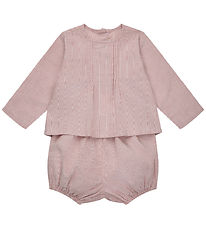 Lalaby Shortssæt - Wanda - Berry Stripe