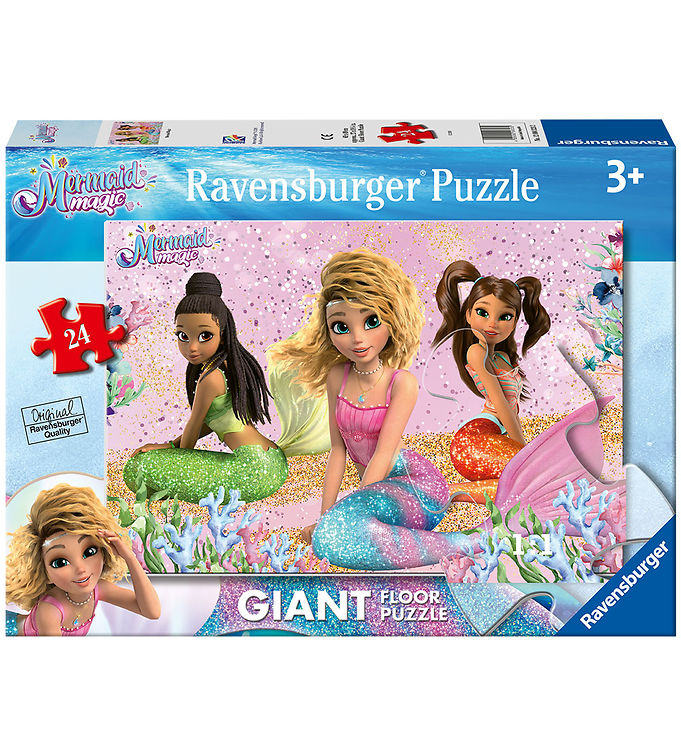 Ravensburger Puslespil - 24 Brikker - Mermaid Magic Giant floor