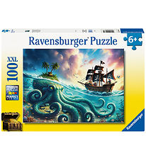 Ravensburger Puslespil - 100 Brikker XXL - Pirate Treasure