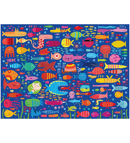 Ravensburger Puslespil - 200 Brikker XXL - Funny Fish Friends