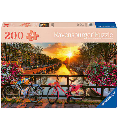 Ravensburger Puslespil - 200 XL Brikker - Sunset in Amsterdam