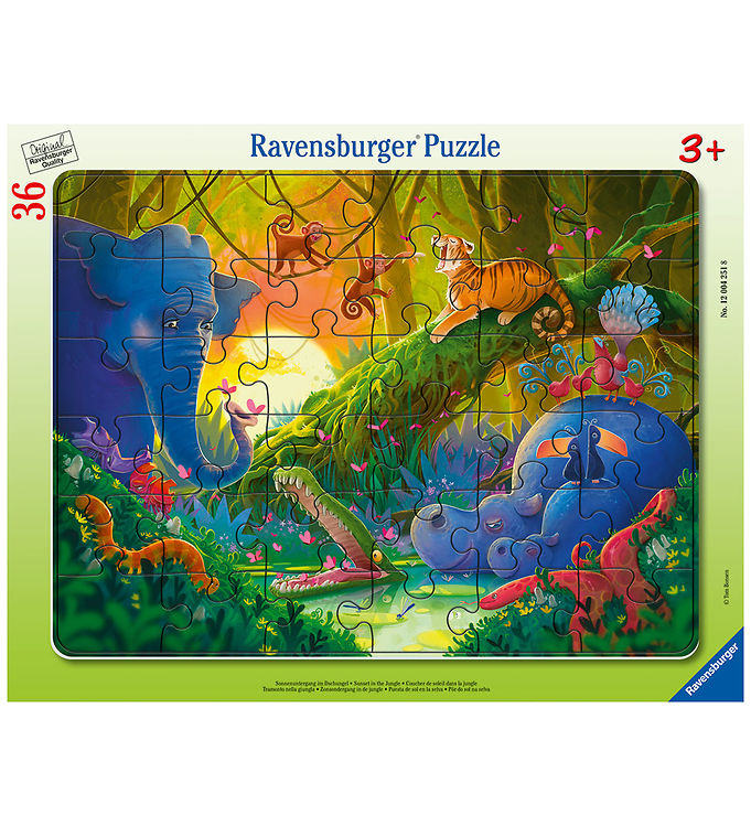 Ravensburger Puslespil - 36 Brikker - Jungle