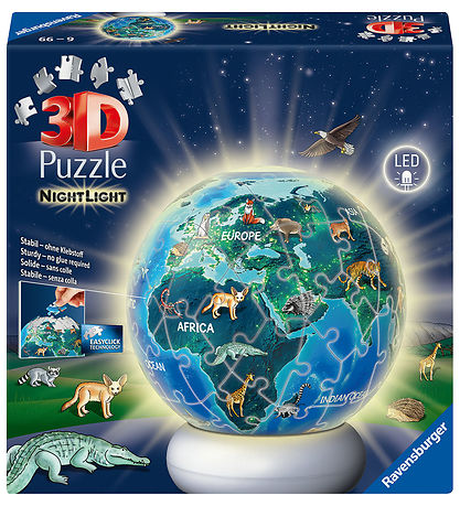 Ravensburger 3D Puslespil/Bold - 72 Brikker - Nightlight The Ear