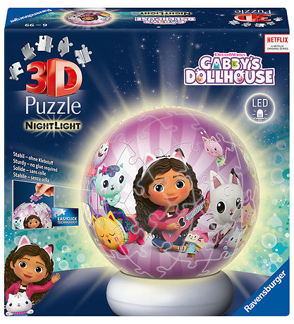 Ravensburger Puslespil/Bold - 72 Brikker - Nightlight Gabby's Do