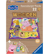 Ravensburger Puslespil - 22 Brikker - Wooden Peppa Pig