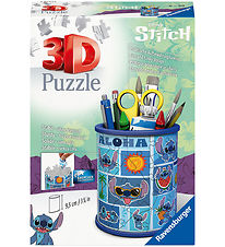 Ravensburger 3D Puslespil - 54 Brikker - Pencil Cup Disney Stitc