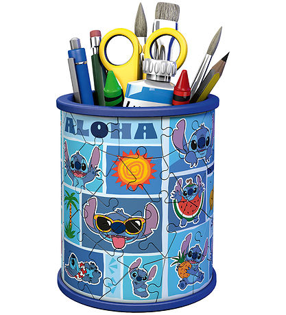 Ravensburger 3D Puslespil - 54 Brikker - Pencil Cup Disney Stitc