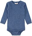 Joha Body l/æ - Uld/Silke - Rib - Blå