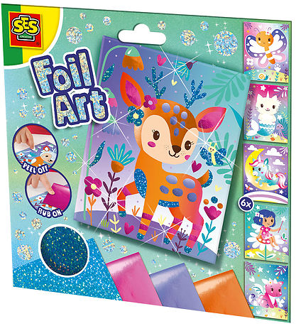 SES Creative Folieklistermærker - Fantasivenner