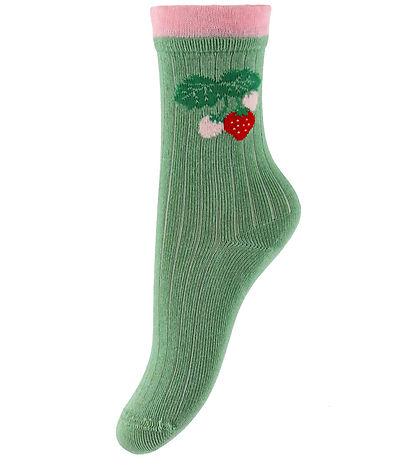 Minipop Strømper - Rib - Bambus - 3-pak - Clear Sky