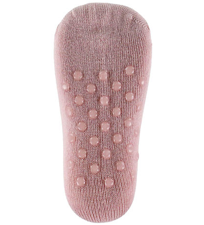 Minipop Skridsikre Strømper - Bambus - Rose