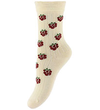 Minipop Strømper - Bambus - Blackberry