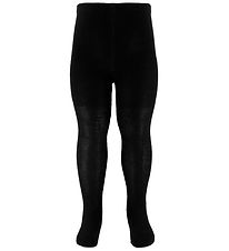 Minipop Tights - Bamboo - Black