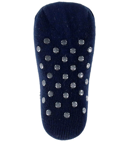 Minipop Skridsikre Strømper - Bambus - Navy