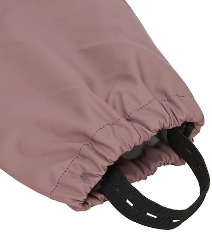 Mikk-Line Regnbukser m. Seler - PU - Burlwood