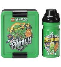 LEGO® Storage Madkasse/Drikkedunk - Ninjago - Grøn