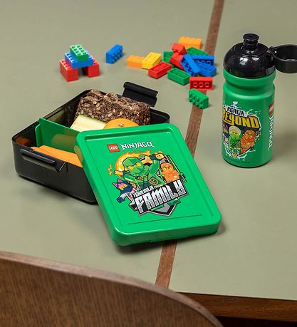 LEGO® Storage Madkasse/Drikkedunk - Ninjago - Grøn