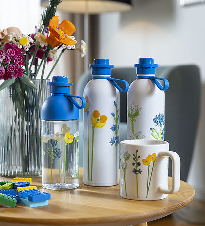 LEGO® Storage Drikkedunk - Steel - Wild Flowers