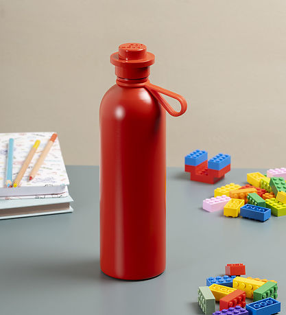 LEGO® Storage Drikkedunk - Steel - Rød
