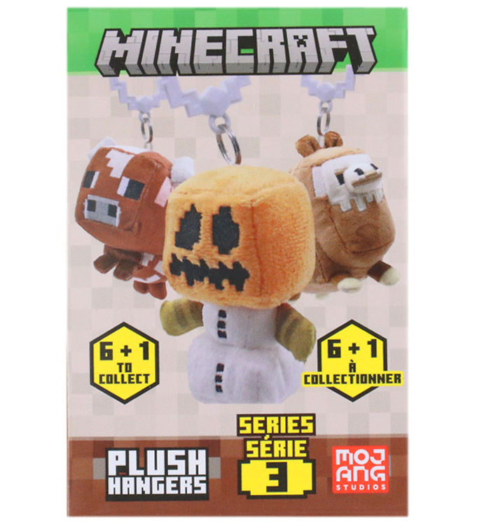 Minecraft Bamse - Nøglering - 9 cm - Asst.