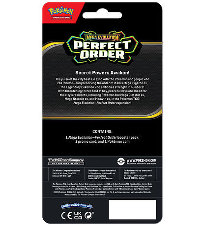 Pokémon Samlekort - Ass. - Mega Evo. - Perfect Order Poke Checkl