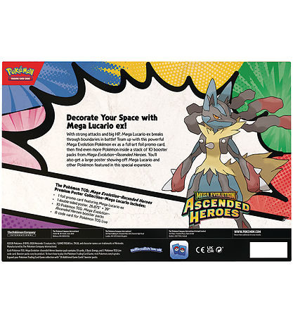 Pokémon Samlekort - Poke Premium Poster Collection - Mega Lucari