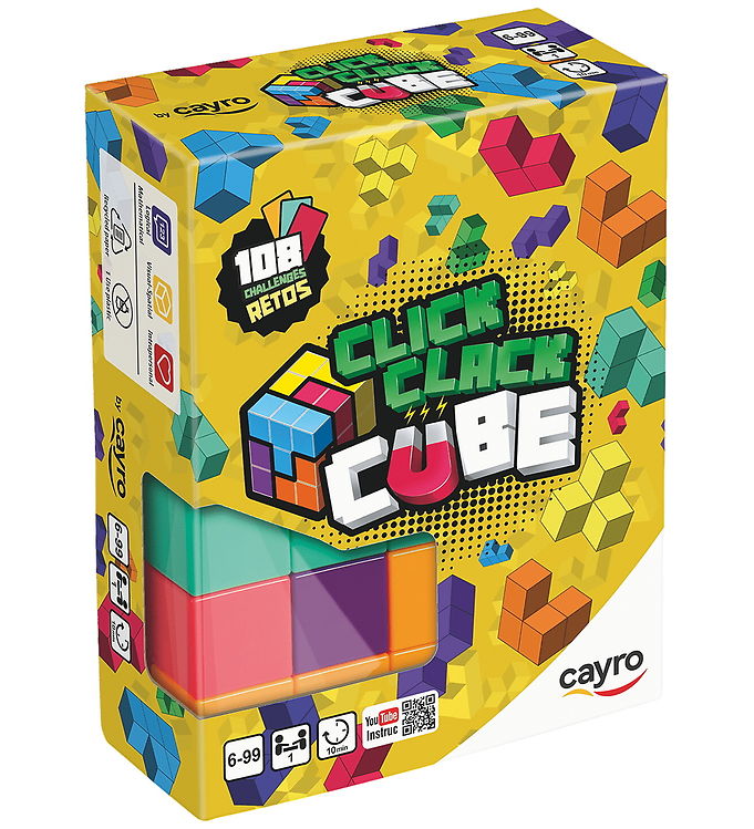 Vilma Toys Spil - Click Clack Cube