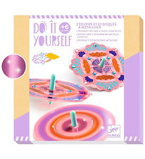 Djeco Creation Set - Do It Yourself - Spinner tops - Flowers
