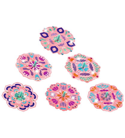 Djeco 공예 세트 - DIY - 팽이 - 꽃