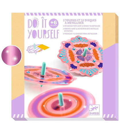 Djeco 공예 세트 - DIY - 팽이 - 꽃