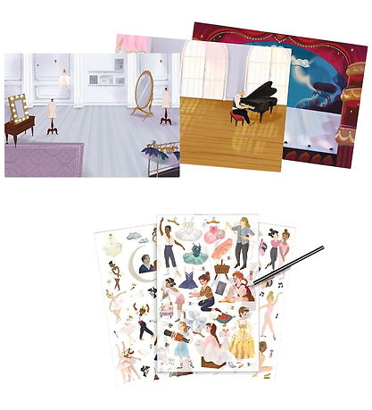 Djeco Malebog - Overføringsbilleder - Balletdansere