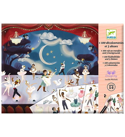 Djeco Malebog - Overføringsbilleder - Balletdansere