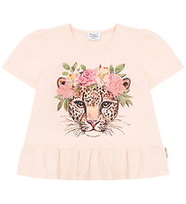 Hust and Claire T-shirt - Alma - Quartz m. Leopard