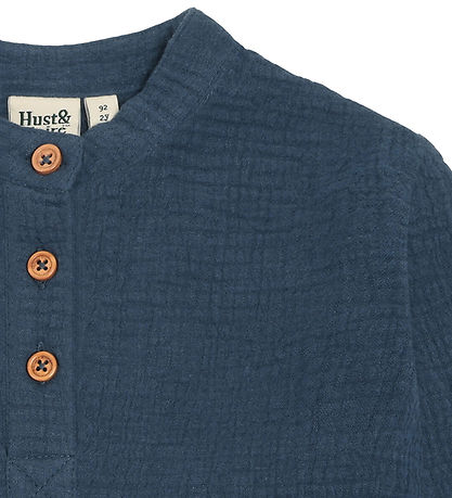 Hust and Claire Skjorte - Muslin - Rasser - Thunder