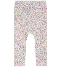 Hust and Claire Leggings - Laerke - Hvid m. Blomster