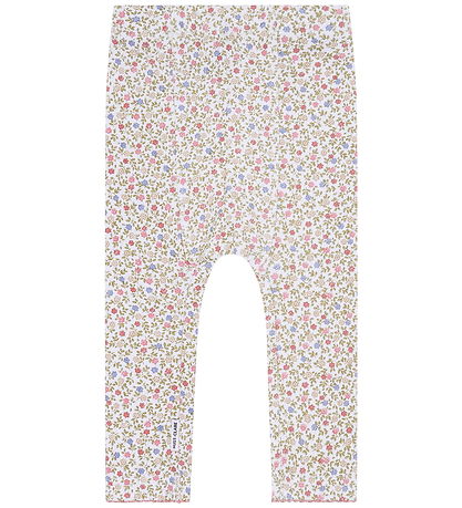 Hust and Claire Leggings - Laerke - Hvid m. Blomster