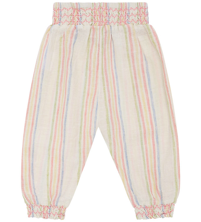 Hust and Claire Bukser - Bomuld/Hør - Trine - Whisper m. Stribe