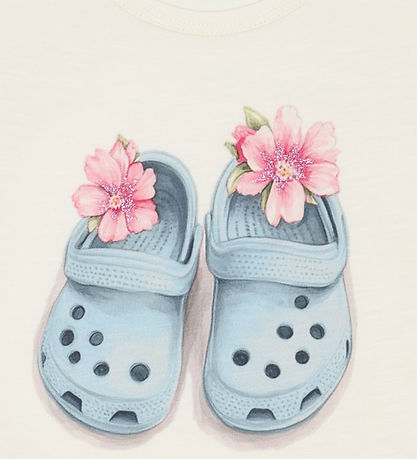 Hust and Claire T-shirt - Alma - Ivory m. Sandaler