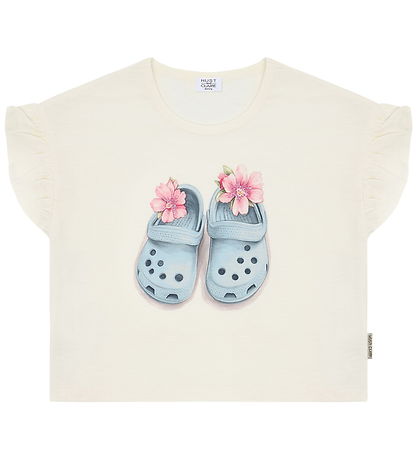 Hust and Claire T-shirt - Alma - Ivory m. Sandaler