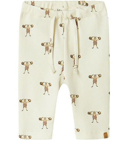 Lil' Atelier Bukser - Rib - NbmGavo - Turtledove/Strongman