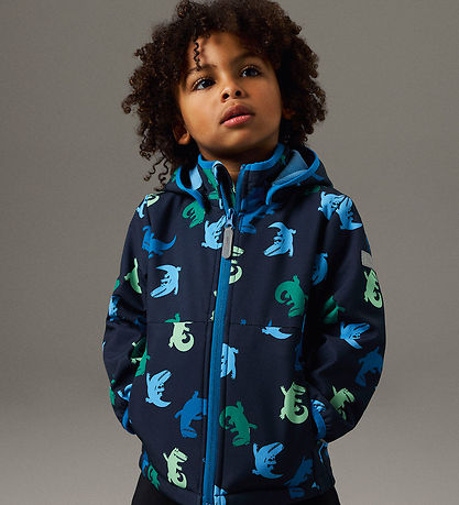 Name It Softshelljakke - NmmAlta05 - Dark Sapphire/Crocodile