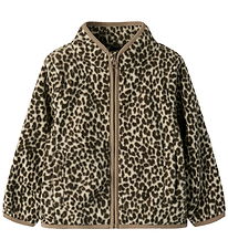 Name It Fleecejakke - NmfMeeko - Peyote m. Leopard